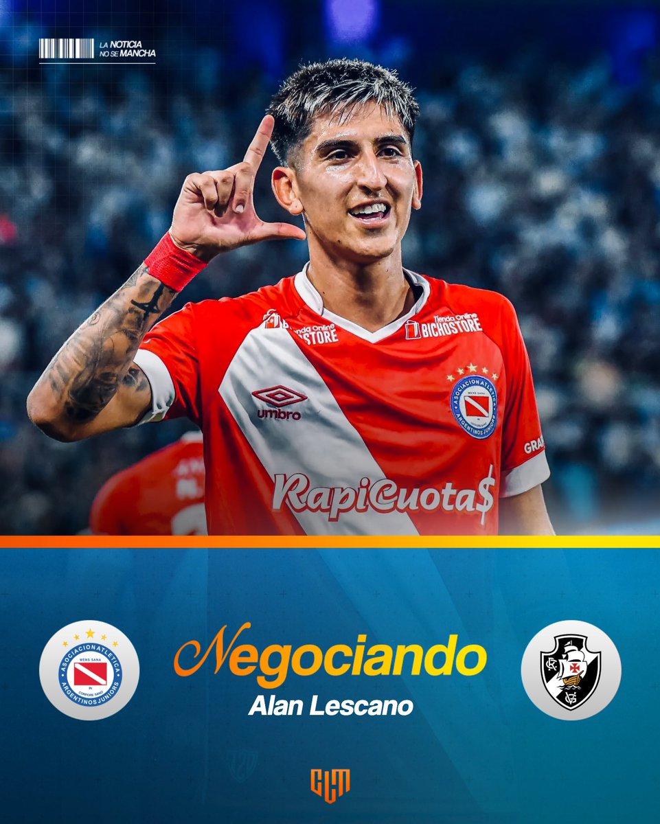 Argentinos-Juniors-recusou-proposta-do-Vasco-por-Alan-Lescano-diz Argentinos Juniors recusou proposta do Vasco por Alan Lescano, diz jornalista