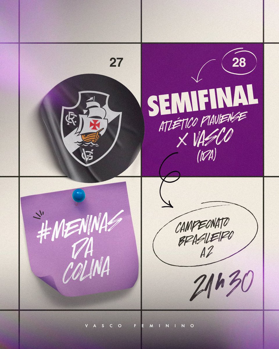 Feminino-Vasco-enfrenta-o-Atletico-PI-nesta-6a-feira-as-21h30-em Feminino: Vasco enfrenta o Atlético-PI nesta 6ª-feira às 21h30 em Teresina pelo jogo de ida da semifinal do Brasileiro A2 com Youtube