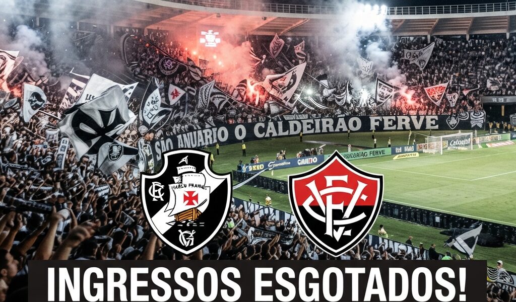 Ingressos para Vasco x Vitória estão esgotados antes das quartas de final da Copa do Brasil