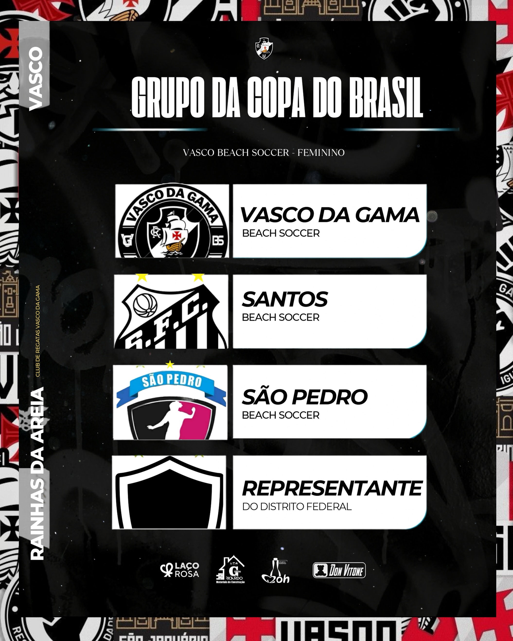 Beach-Soccer-Feminino-Vasco-estreia-na-Supercopa-do-Brasil-contra Beach Soccer Feminino: Vasco estreia na Supercopa do Brasil contra o São Pedro nesta 3ª às 20h45 com Youtube