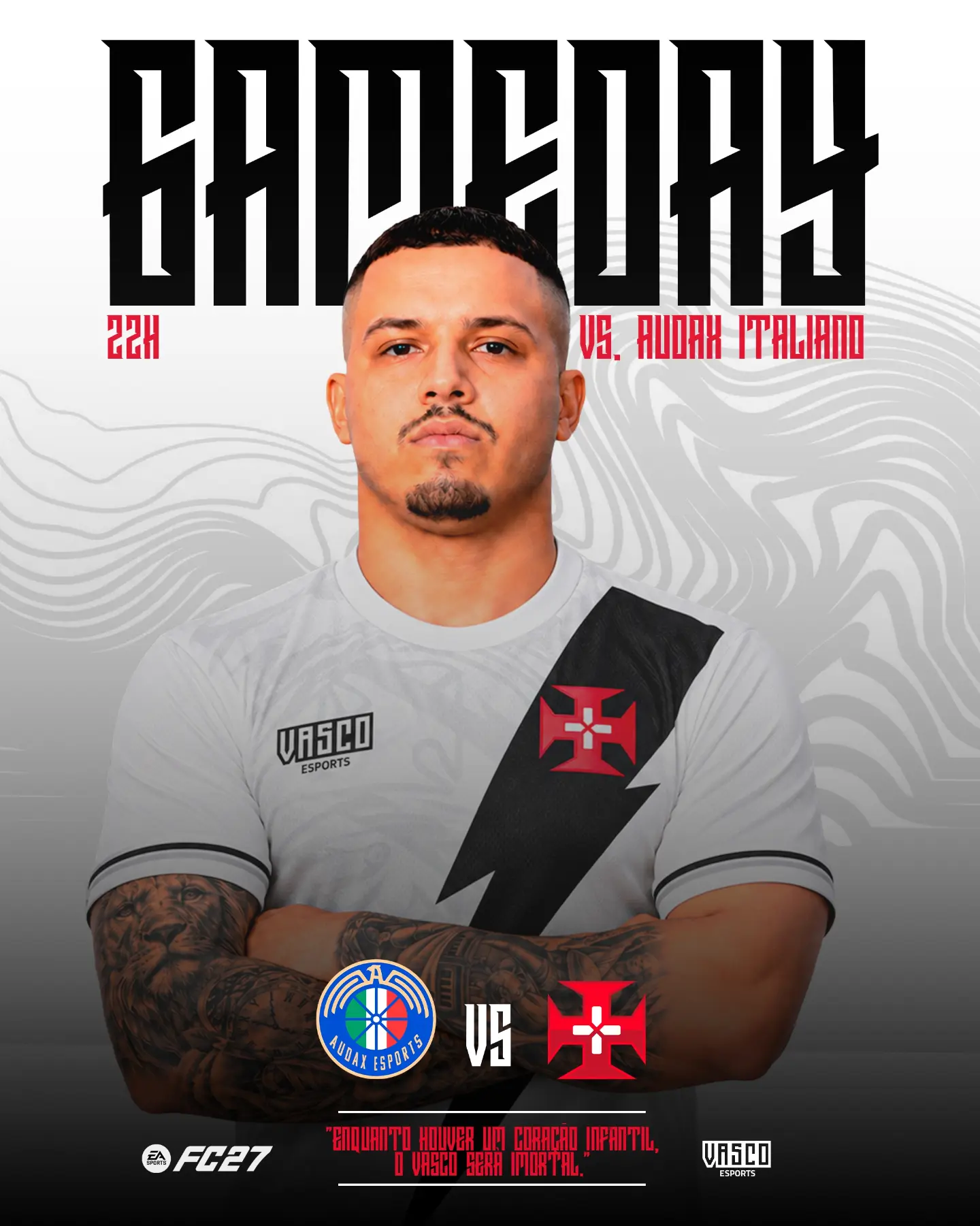 E-Sports-Vasco-enfrenta-o-Audax-Italiano-em-amistoso-de-Pro E-Sports: Vasco enfrenta o Audax Italiano em amistoso de Pro Clubs; assista