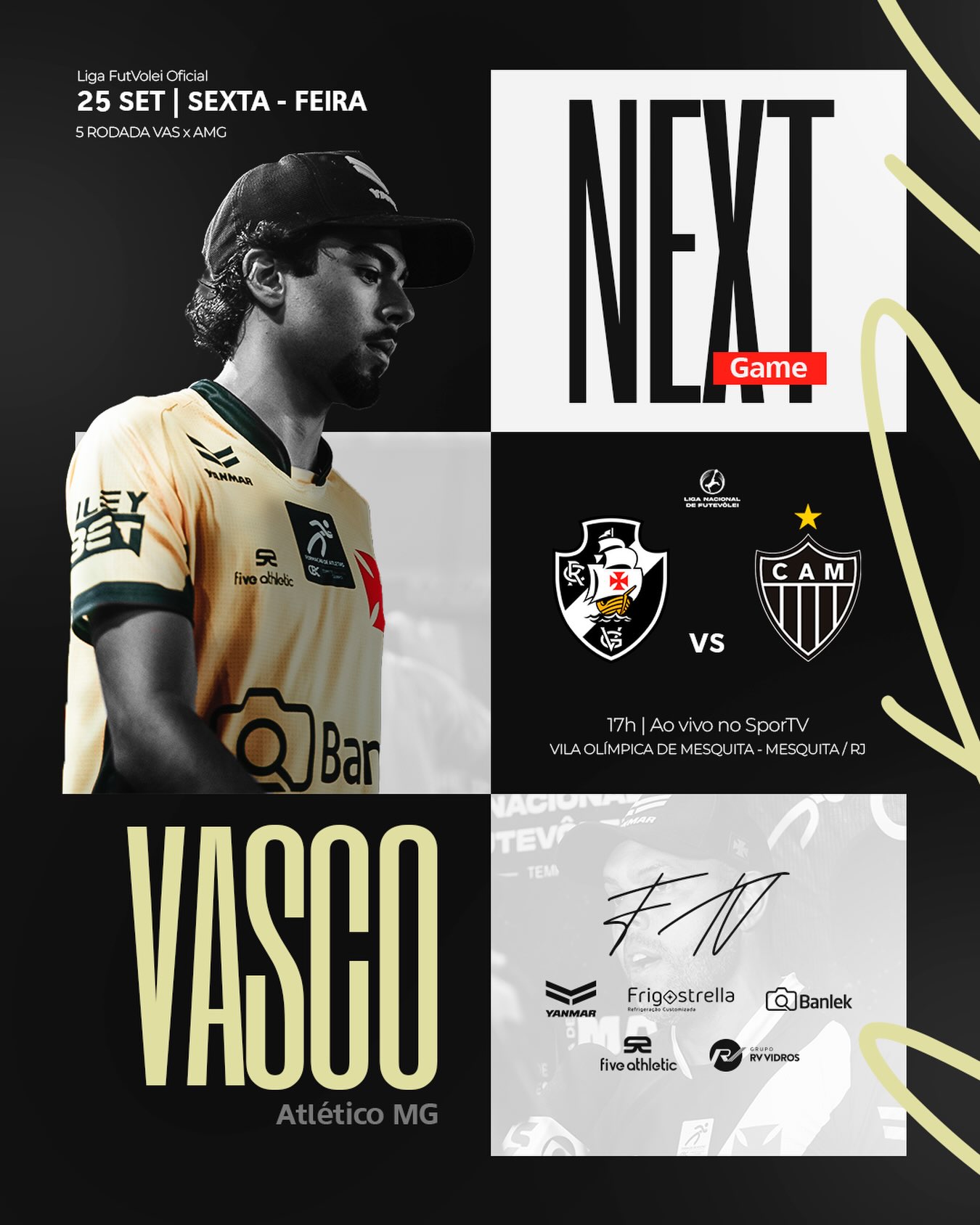 Futevolei-Vasco-enfrenta-o-Atletico-MG-pela-Liga-Nacional-nesta-6a-feira Futevôlei: Vasco enfrenta o Atlético-MG pela Liga Nacional nesta 6ª-feira às 17h em Mesquita