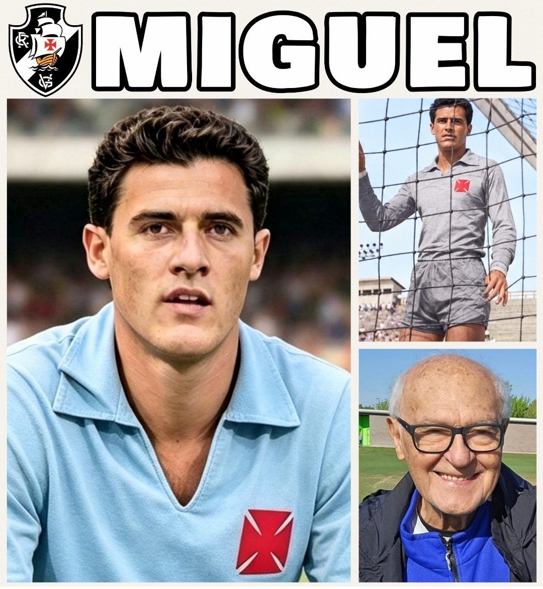 Goleiro-campeao-carioca-e-do-Rio-Sao-Paulo-de-1958-Miguel Goleiro campeão carioca e do Rio-São Paulo de 1958, Miguel completa 89 anos