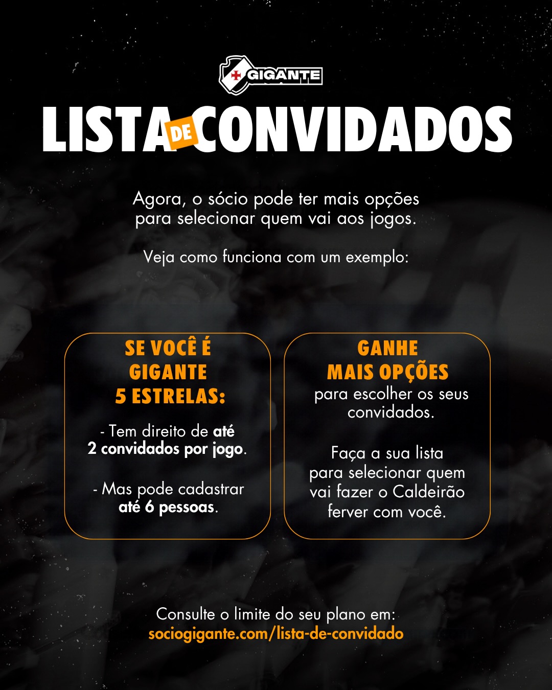 Socio-Gigante-divulga-novidade-lista-de-convidados-confira-como-funciona Sócio Gigante divulga novidade: lista de convidados; confira como funciona