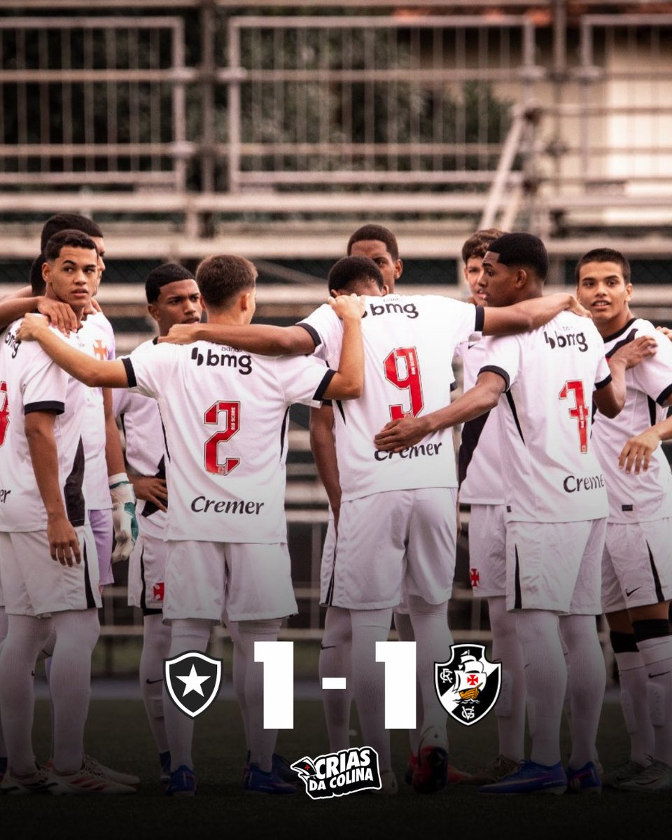 Sub-16-Vasco-empata-com-o-Botafogo-por-1-a-1 Sub-16: Vasco empata com o Botafogo por 1 a 1 fora de casa pelo Guilherme Embry e perde nos pênaltis na disputa do ponto extra