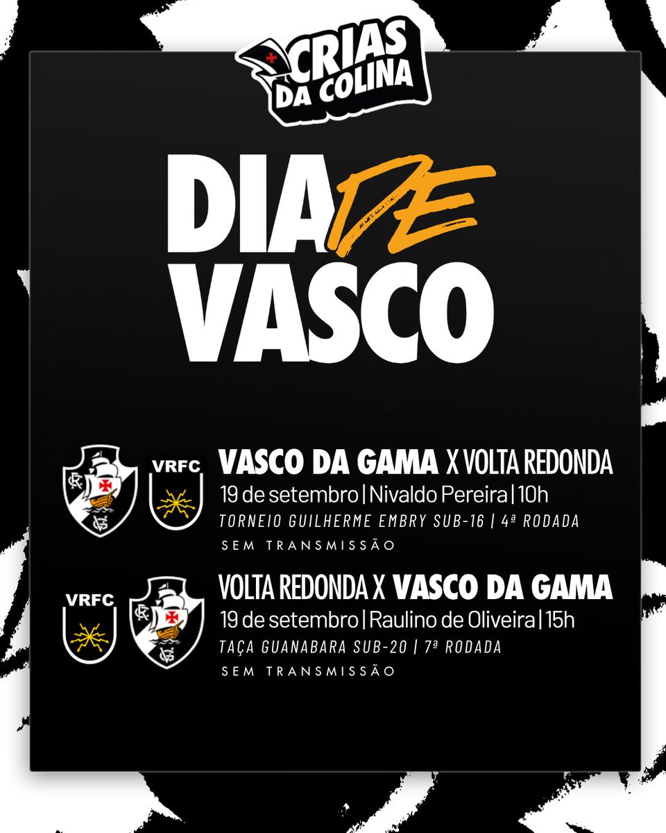 Vasco-enfrenta-o-Volta-Redonda-neste-sabado-pelo-Guilherme-Embry Vasco enfrenta o Volta Redonda neste sábado pelo Guilherme Embry Sub-16 e pela Taça GB Sub-20