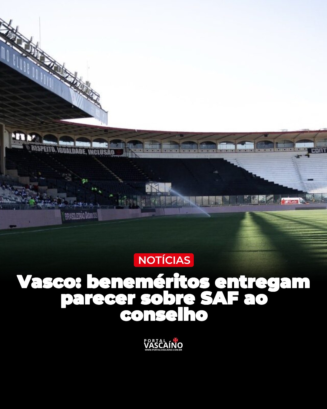 Vasco: beneméritos entregam parecer sobre SAF ao conselho
