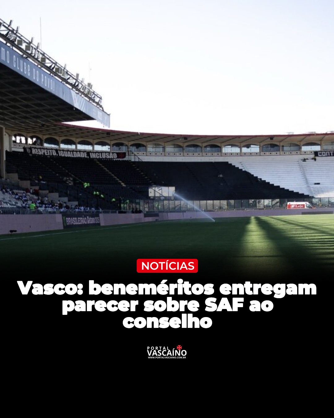 Vasco: beneméritos entregam parecer sobre SAF ao conselho
