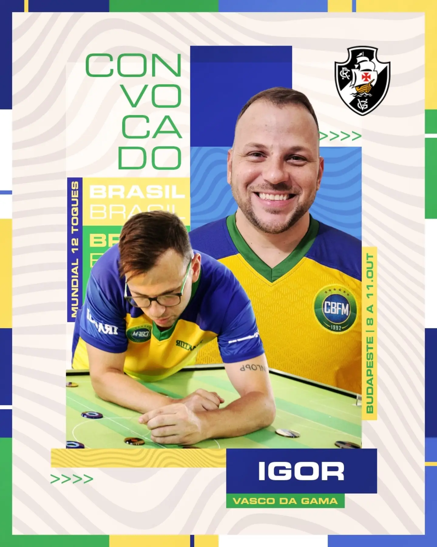 Futmesa-Igor-Quintaes-e-Nando-Jesus-sao-convocados-pela-Selecao Futmesa: Igor Quintaes e Nando Jesus são convocados pela Seleção para a disputa do Mundial de 12 Toques em Budapeste