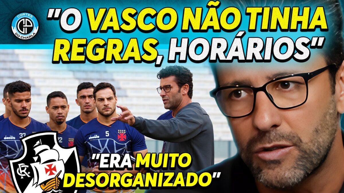 Alberto Valentim conta a realidade que encontrou no Vasco em 2018