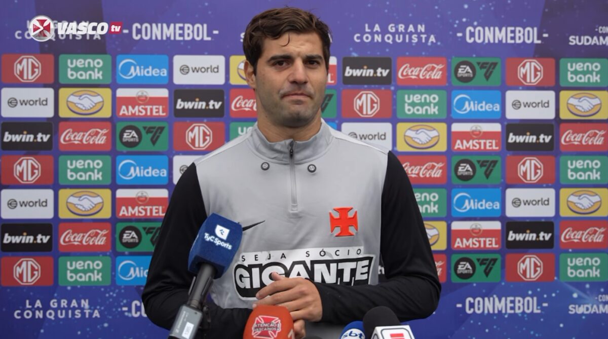 Santiago Sosa concedeu entrevista para a VascoTV; vídeo
