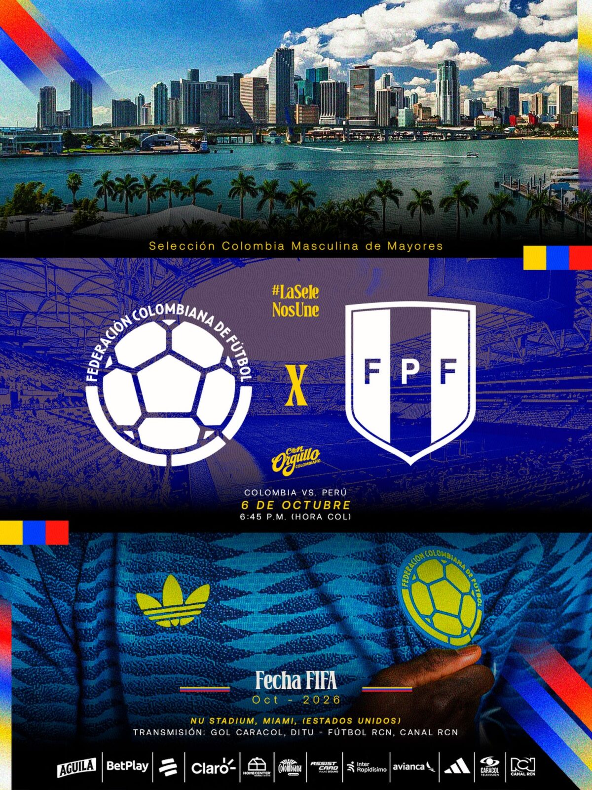 Seleção Colombiana, de Andrés Gómez, enfrenta o Peru em Miami nesta 3ª-feira às 20h45