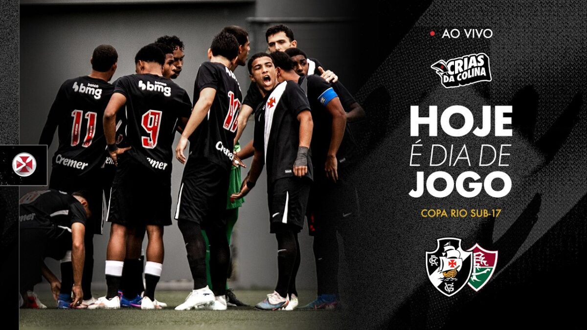 Sub-17: Assista a Vasco x Fluminense, pela Copa Rio