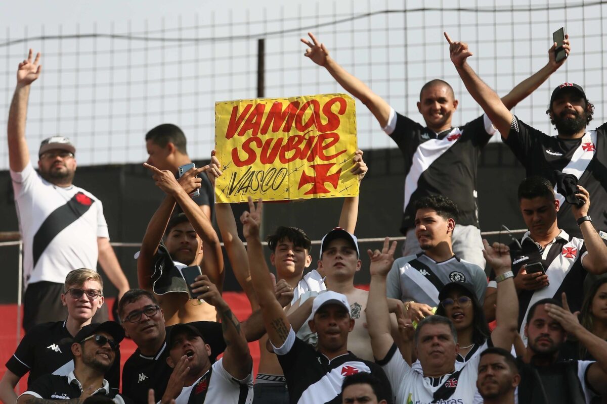 Vasco tem a nona maior torcida no Nordeste, segundo Datafolha